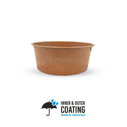 Double-Coated Kraft Bowl