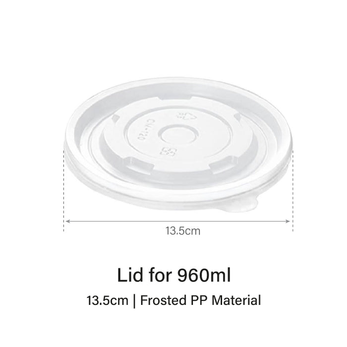 Double-Coated White Kraft Bowl