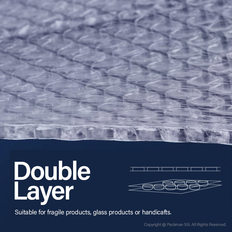 100cm x 91m Double Layer Bubble Wrap (1 roll)