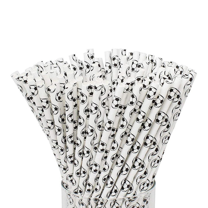 Football Paper Straw