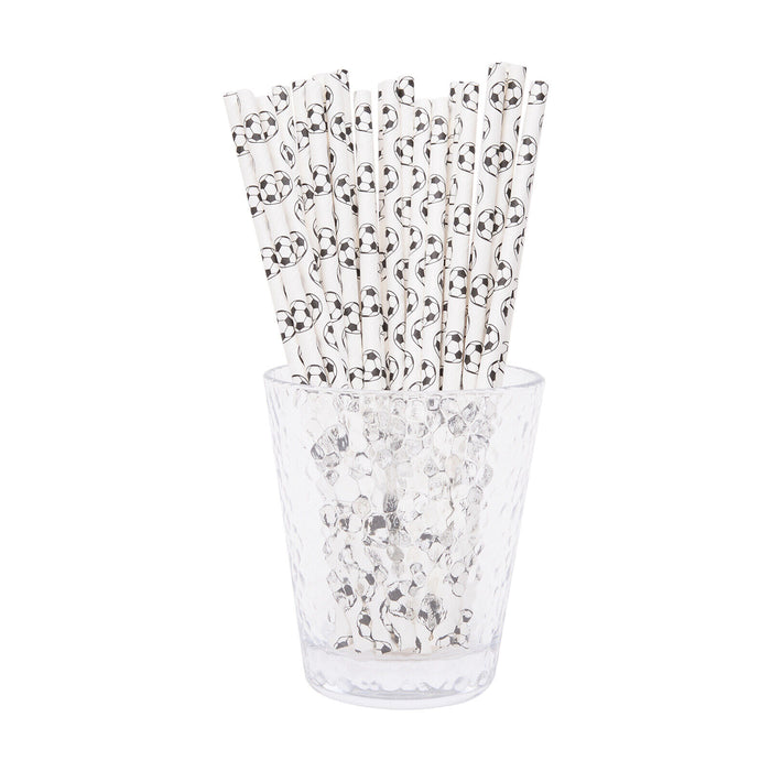 Football Paper Straw