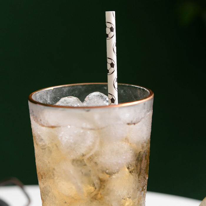 Football Paper Straw