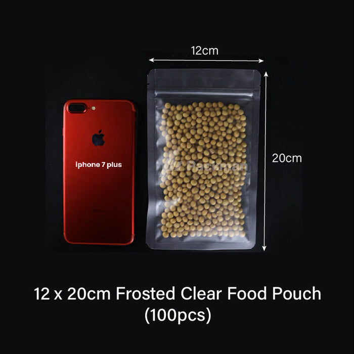 Frosted Clear Food Pouch