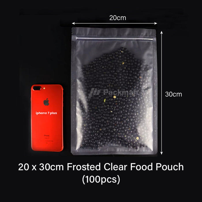 Frosted Clear Food Pouch