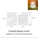 Frosted Square Carrier Bag
