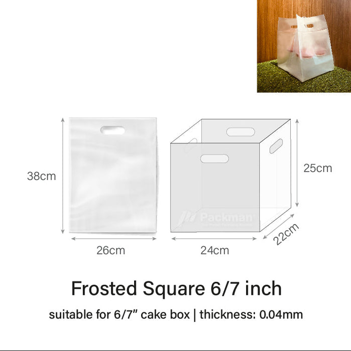 Frosted Square Carrier Bag