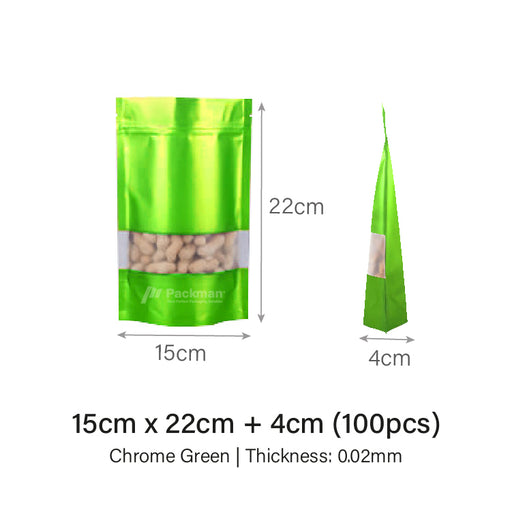 Green Standing Pouch