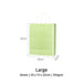 Green with White Border Paper Bag 