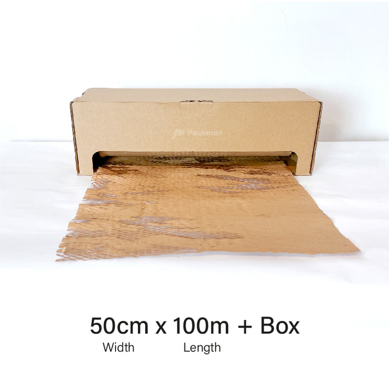 Honeycomb Packing Paper Roll Box / Local Stock Singapore — Packman