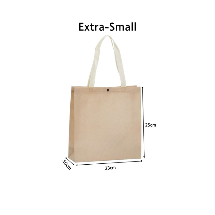XS Khaki Woven Bag +Button (500pcs)