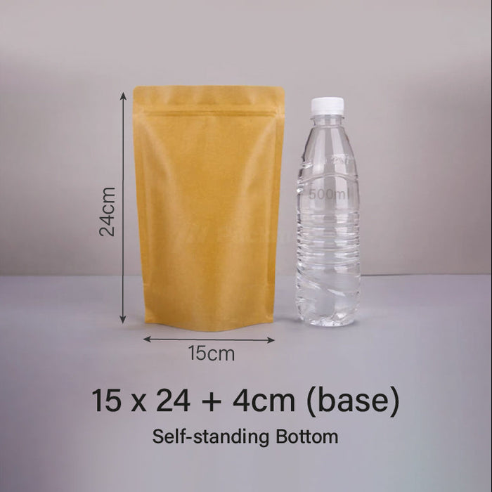 Kraft Brown Standing Pouch
