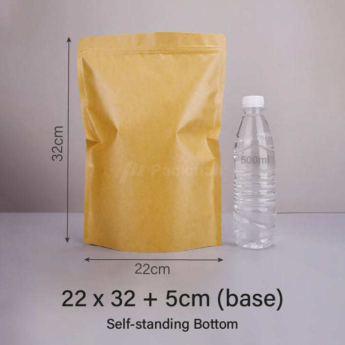 Kraft Brown Standing Pouch