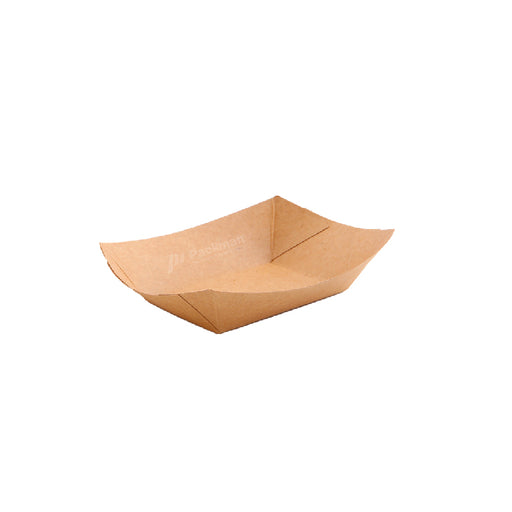 Kraft boat tray 