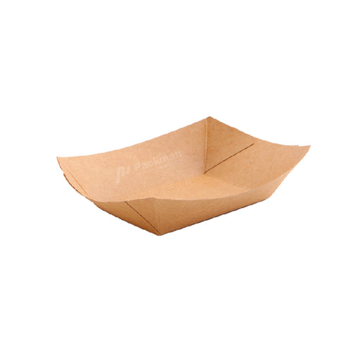 Kraft boat tray 