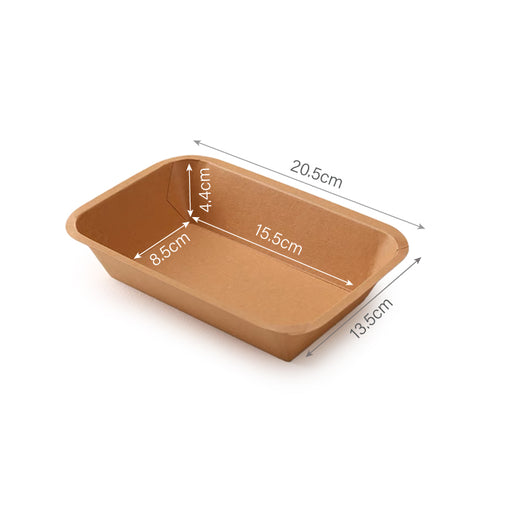 Kraft plate tray 