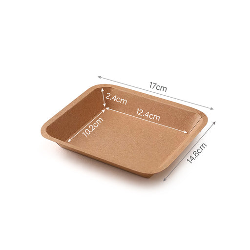 Kraft plate tray 