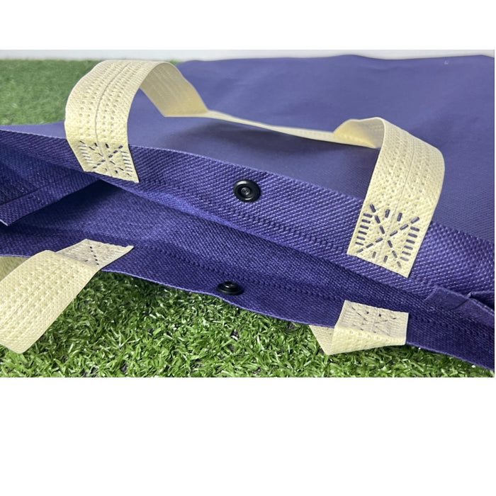 S Navy Blue Woven Bag +Button (250pcs)