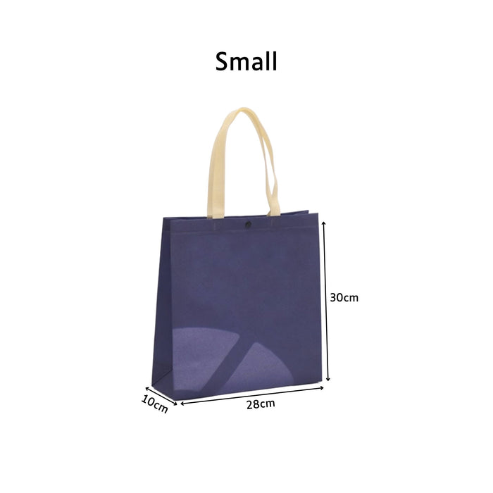 S Navy Blue Woven Bag +Button (250pcs)