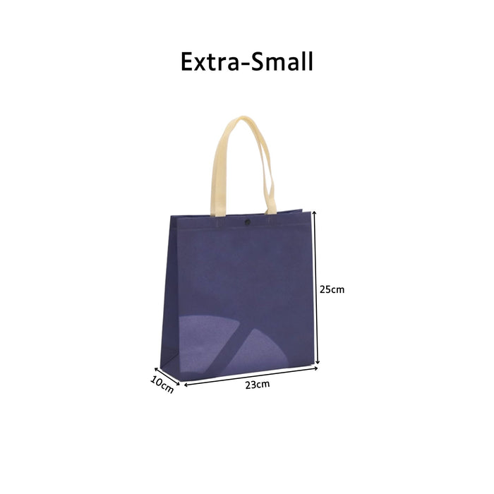XS Navy Blue Woven Bag +Button (500pcs)