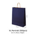 Navy XL Portrait Paper Bag