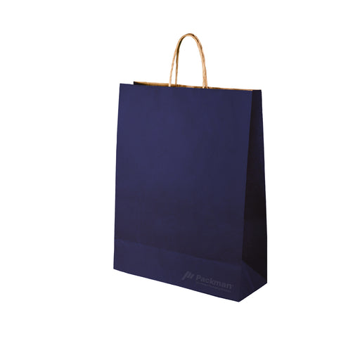 Navy XL Portrait Paper Bag