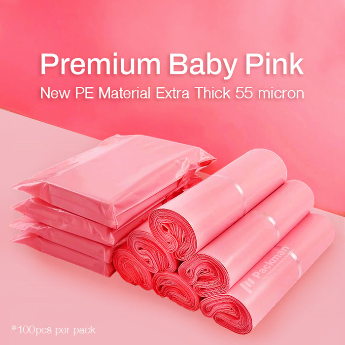 20 x 30cm Pink Poly Mailer (100pcs)