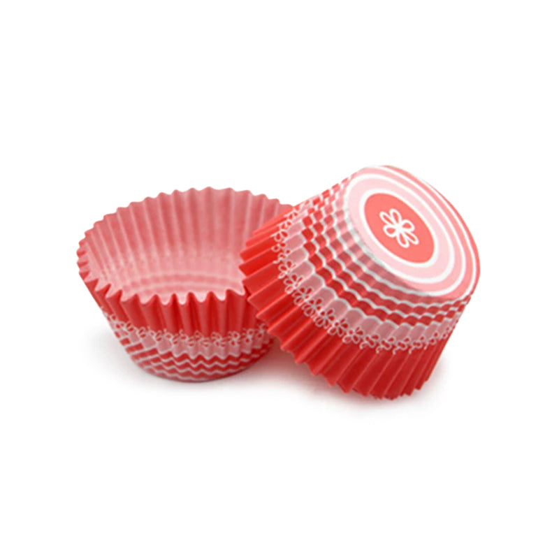 Peach Ribbon Paper cup Liners (300pcs) — Packman