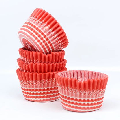 Peach Ribbon Paper cup Liners (300pcs)