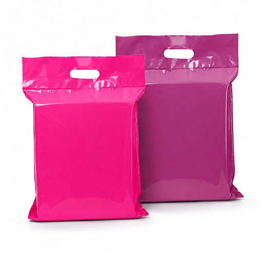 Pink / Purple Poly Mailer with Handle 
