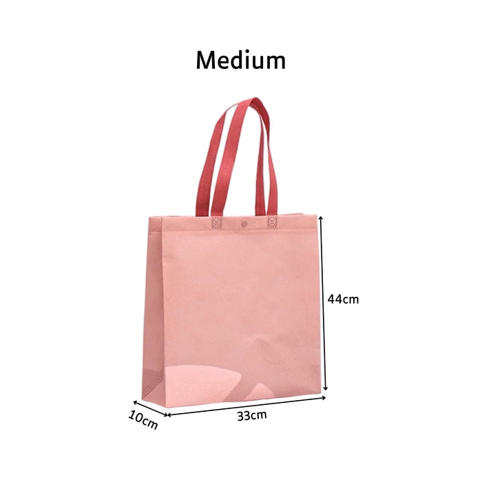 M Lotus Pink Woven Bag +Button (250pcs)