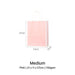 Pink with White Border Paper Bag 