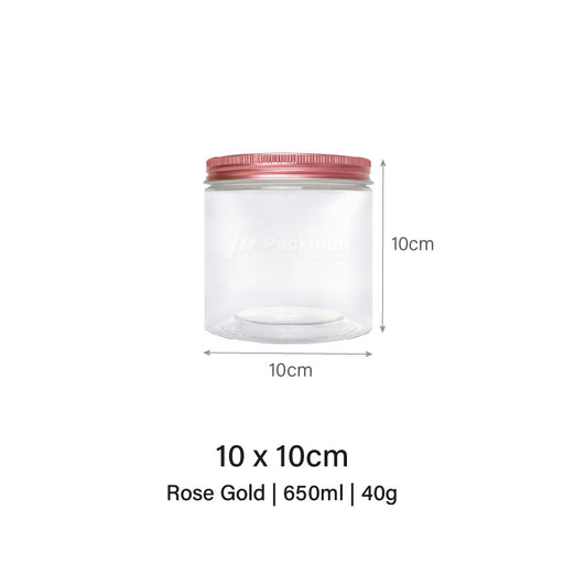 Plastic cookie container