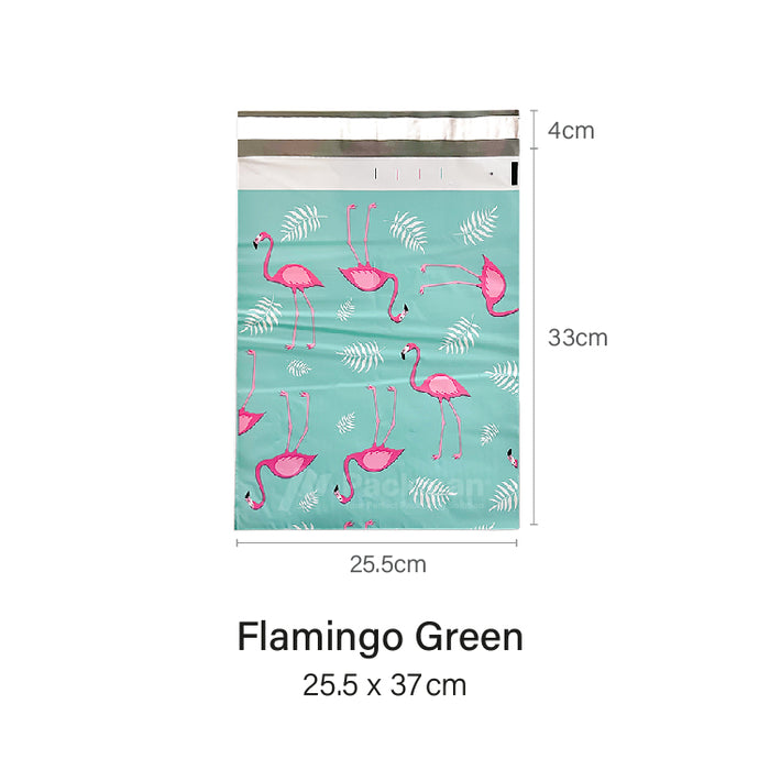 Flamingo Green Poly Mailer (100pcs)