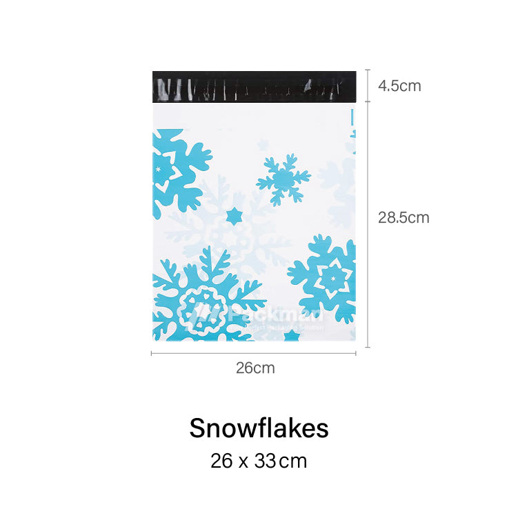 Snowflakes Poly Mailer (100pcs)
