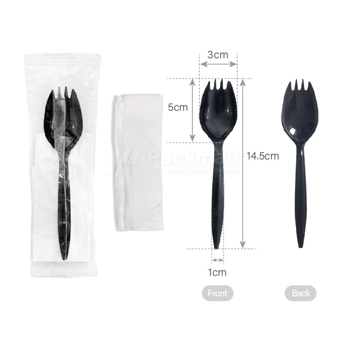 Spork with Serviette