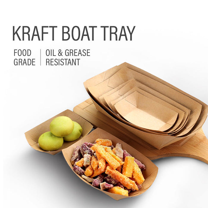 10oz Kraft Boat Tray (1000pcs)