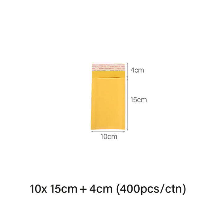 10 x 15cm Kraft Bubble Poly Mailer (400pcs)