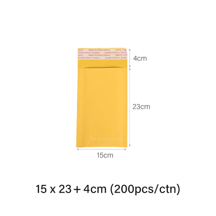 15 x 23cm Kraft Bubble Poly Mailer (200pcs)