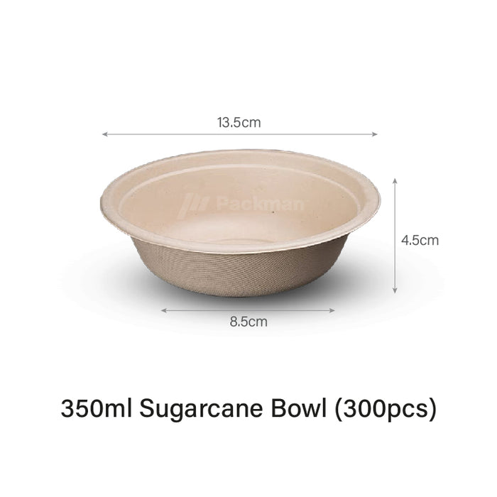 350ml Sugarcane Bowl (400pcs)