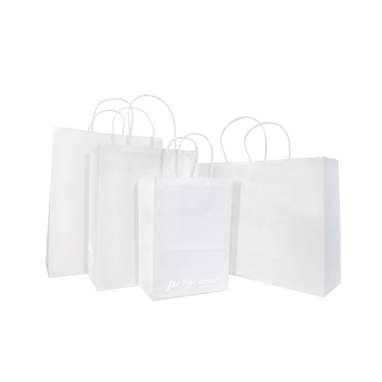 32 x 11 x 40cm White Paper Bag (100pcs)