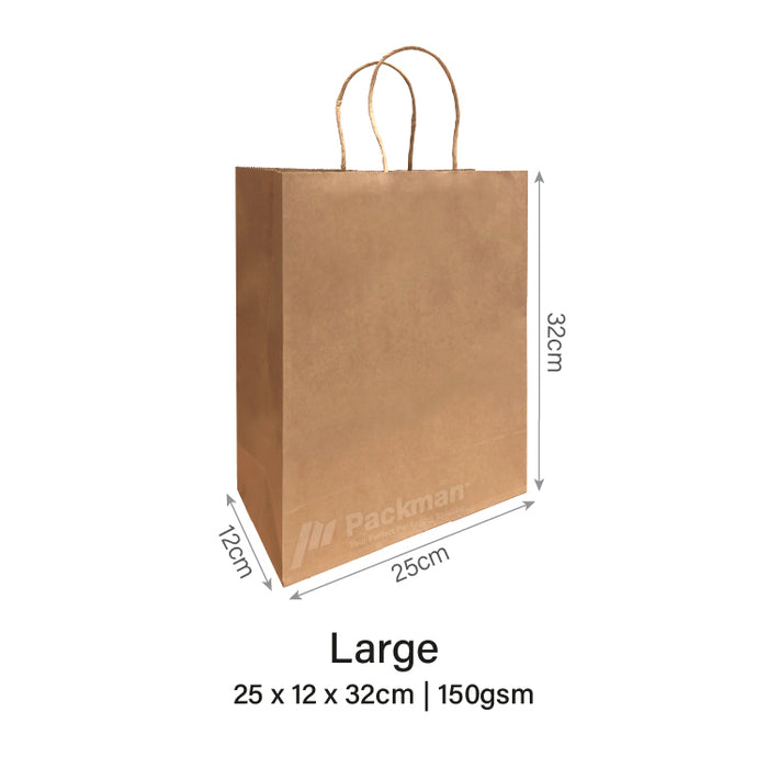 25 x 12 x 32cm Paper Bag (50pcs)