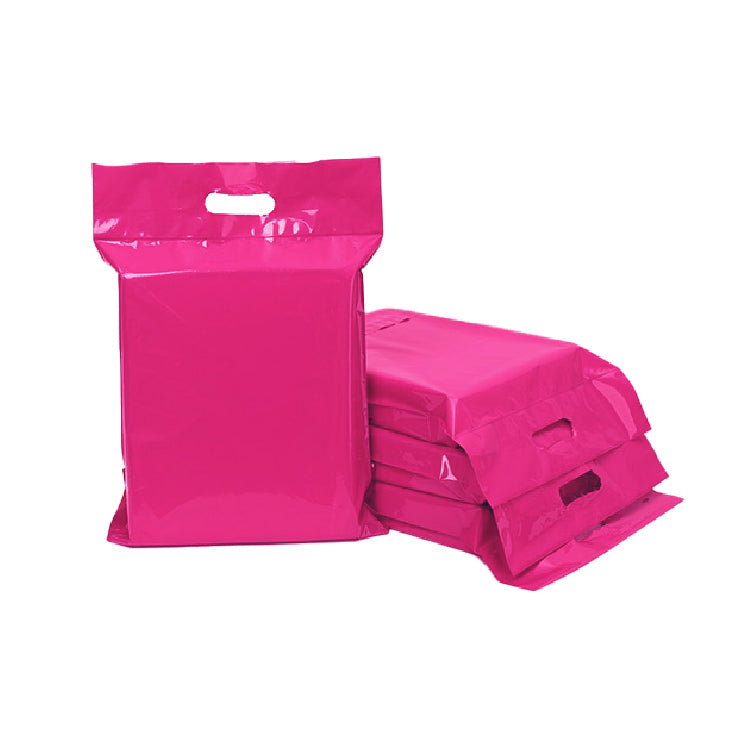 Pink Poly Mailer with Handle (100pcs)
