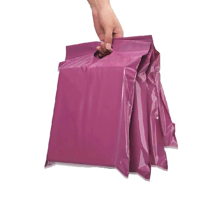 Purple Poly Mailer with Handle (100pcs)