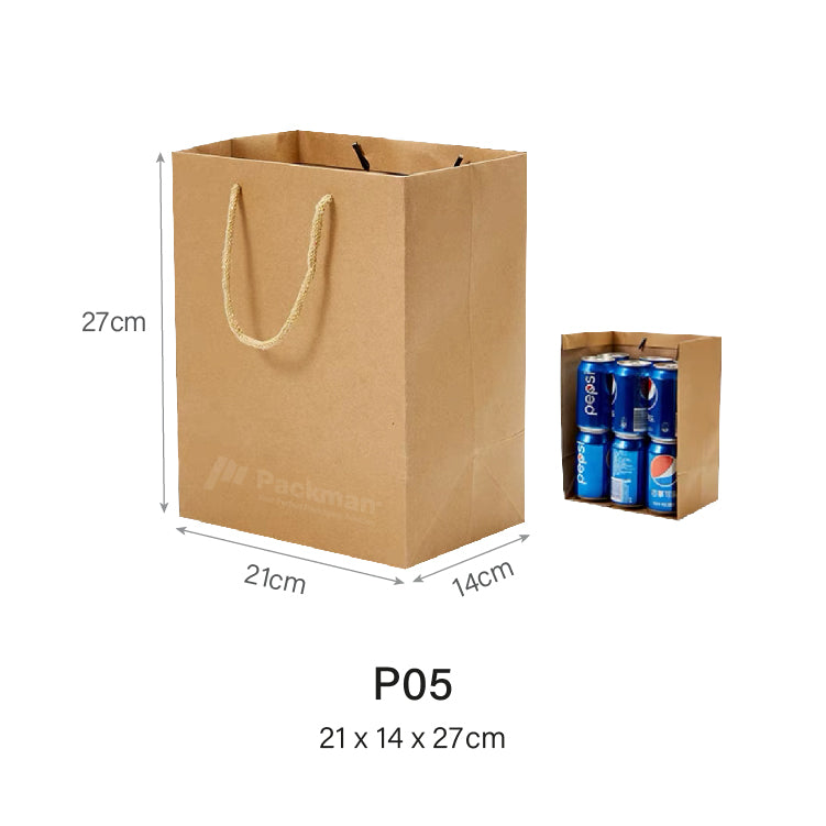 21 x 14 x 27cm P05 Paper Bag (100pcs)