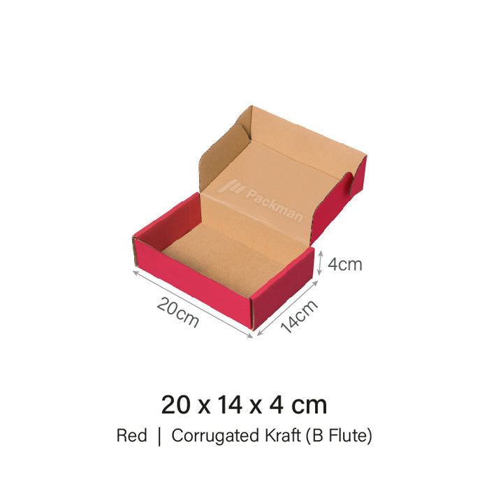 20 x 14 x 4cm Red Mailing Box (50pcs)