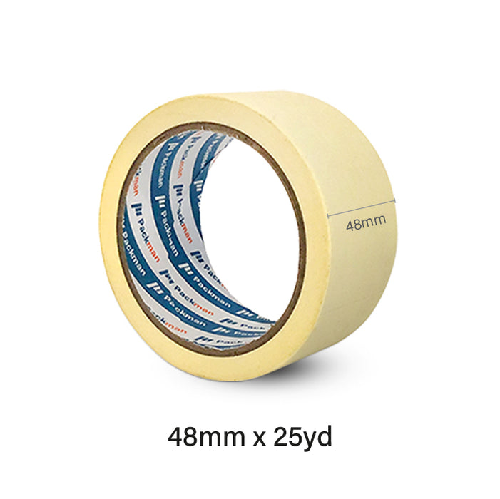 48mm x 25yd Masking Tape (3 Rolls)