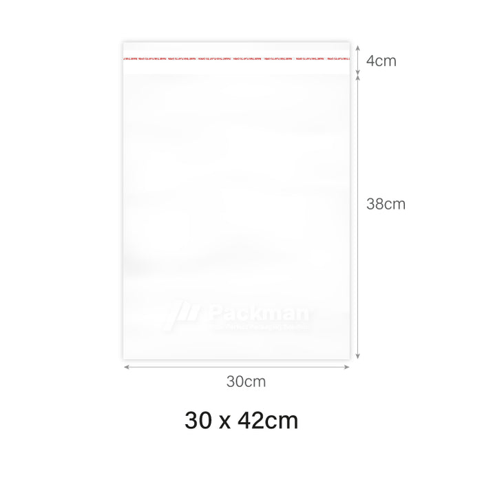 30 x 42cm Self Adhesive OPP Bag (200pcs)