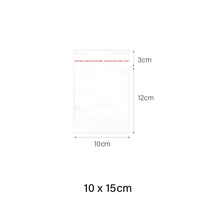 10 x 15cm Self Adhesive OPP Bag (200pcs)