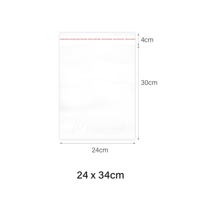 24 x 34cm Self Adhesive OPP Bag (200pcs)