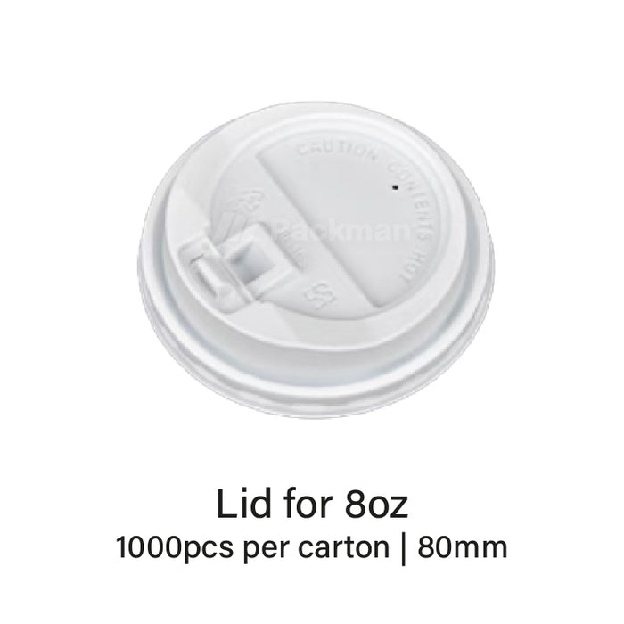8oz Single Wall White Paper Cup (1,000pcs)